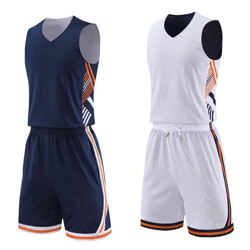Mens Kids Custom Reversible Basketball Jersey Personalized Name Number Print Mesh Team Uniform