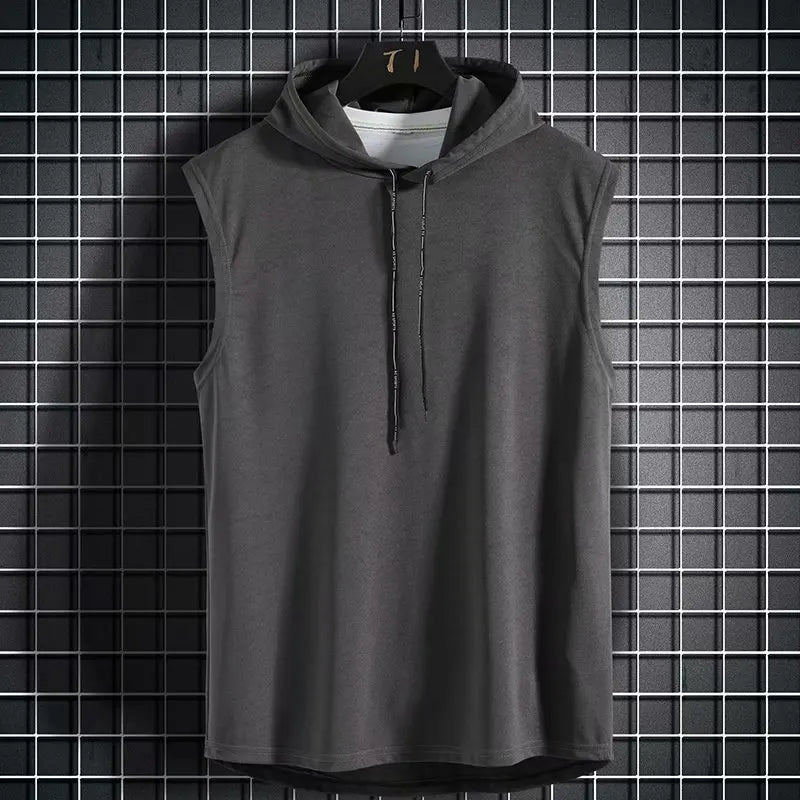 Hooded Sleeveless Tank Top