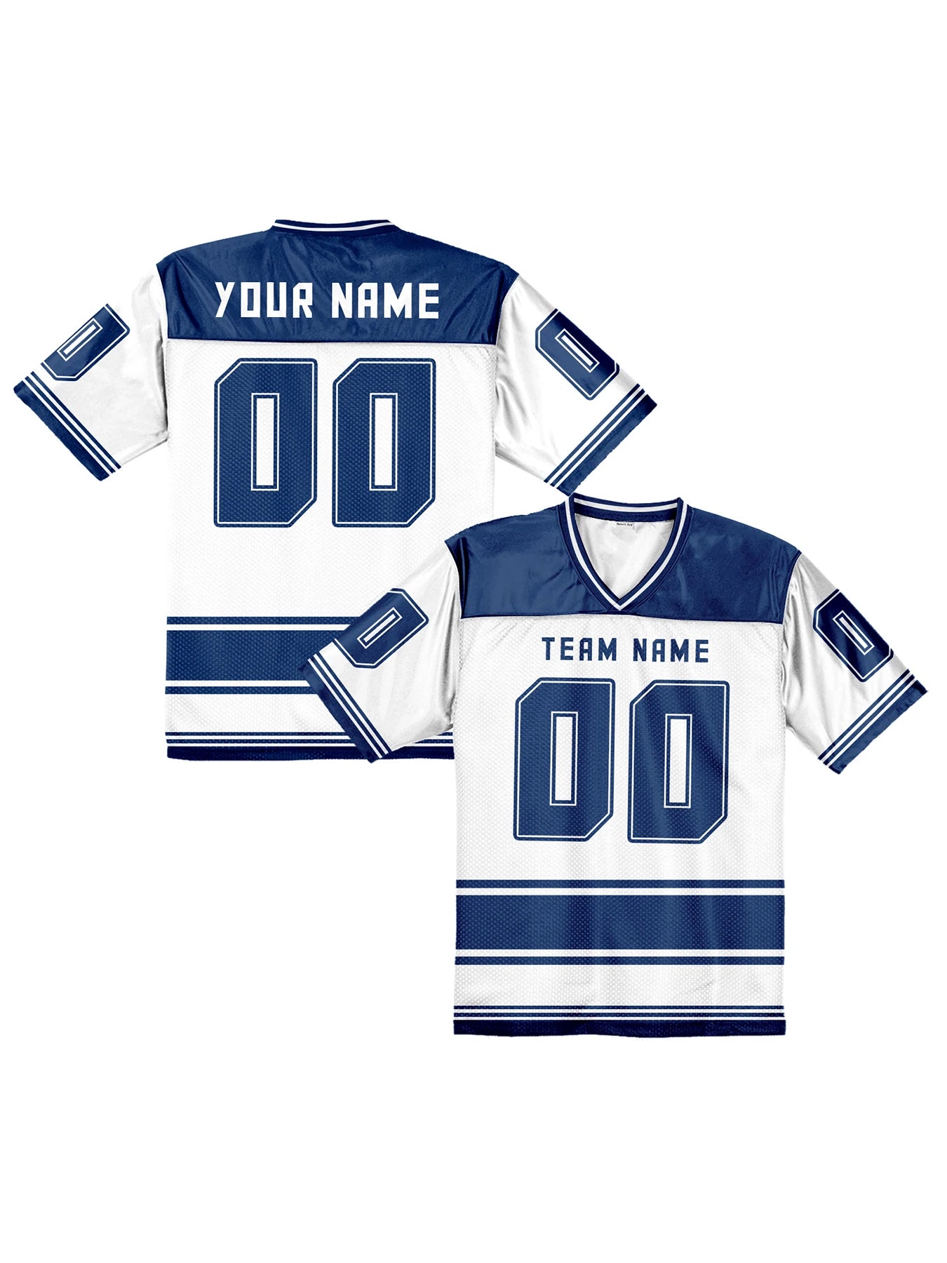 American Football Graphic Short Sleeve Sports Jersey with Number Print