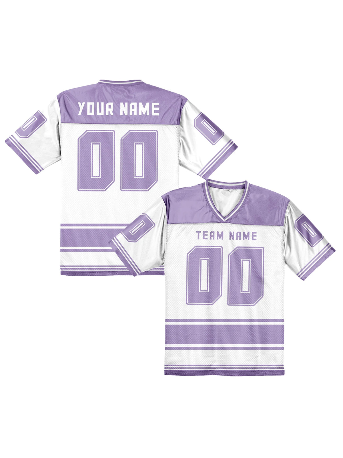 American Football Graphic Short Sleeve Sports Jersey with Number Print