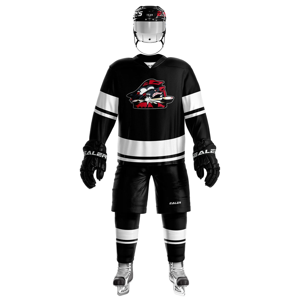 Plain Hockey Practice Long Sleeve Jersey For Sports Outfits