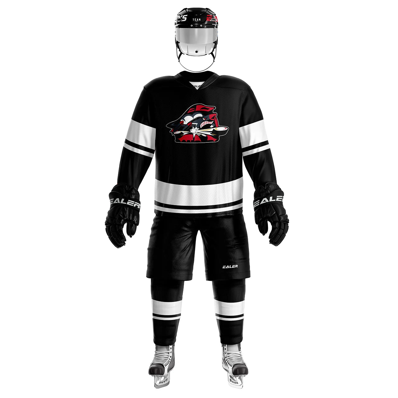 Plain Hockey Practice Long Sleeve Jersey For Sports Outfits