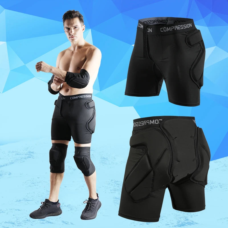 Padded Hip Sports Sports Shorts For Training And Layering