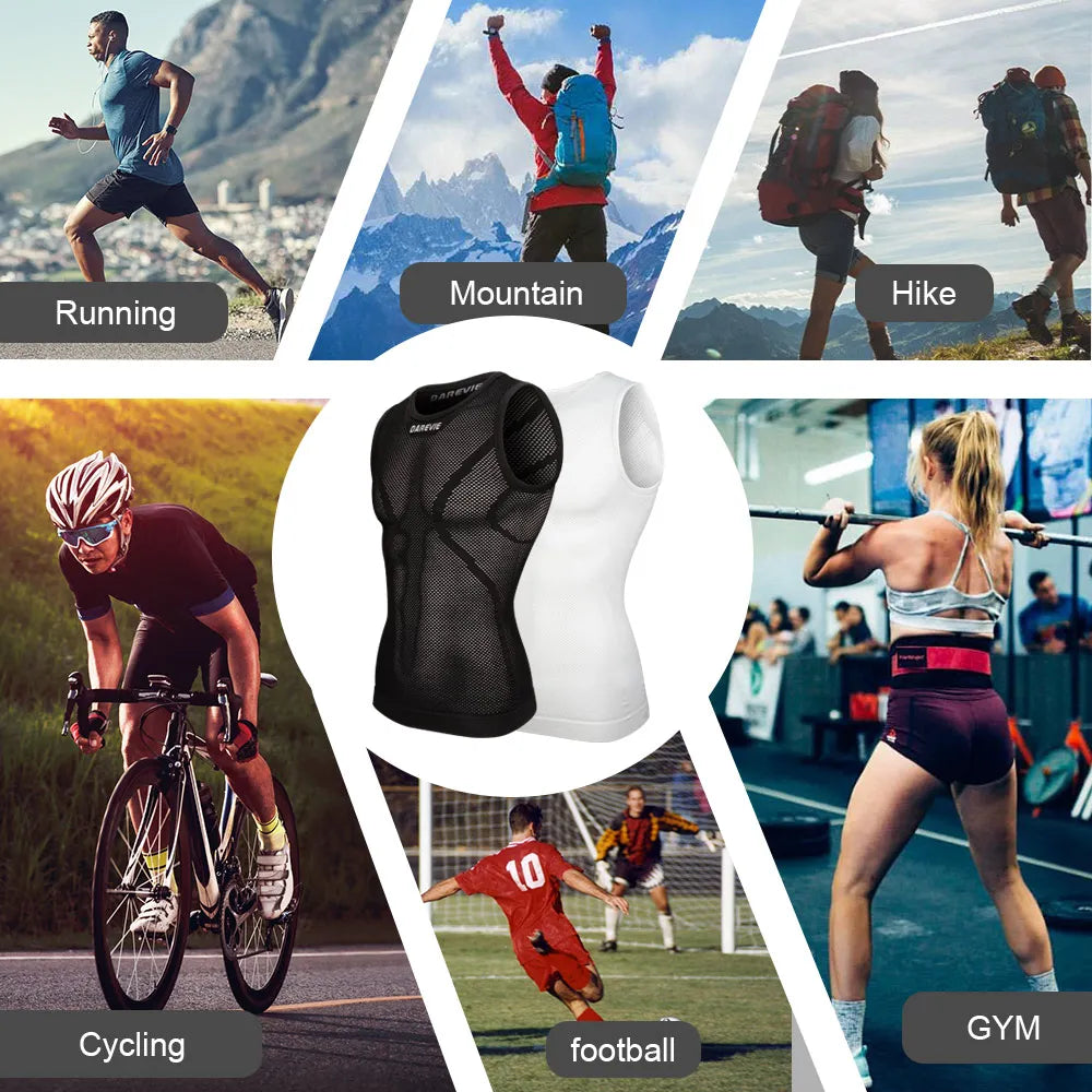 Fitted Cycling Base Layer Shirt with Sleeve Style Options