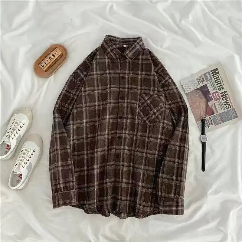 Women's Checked Long Sleeve Shirt