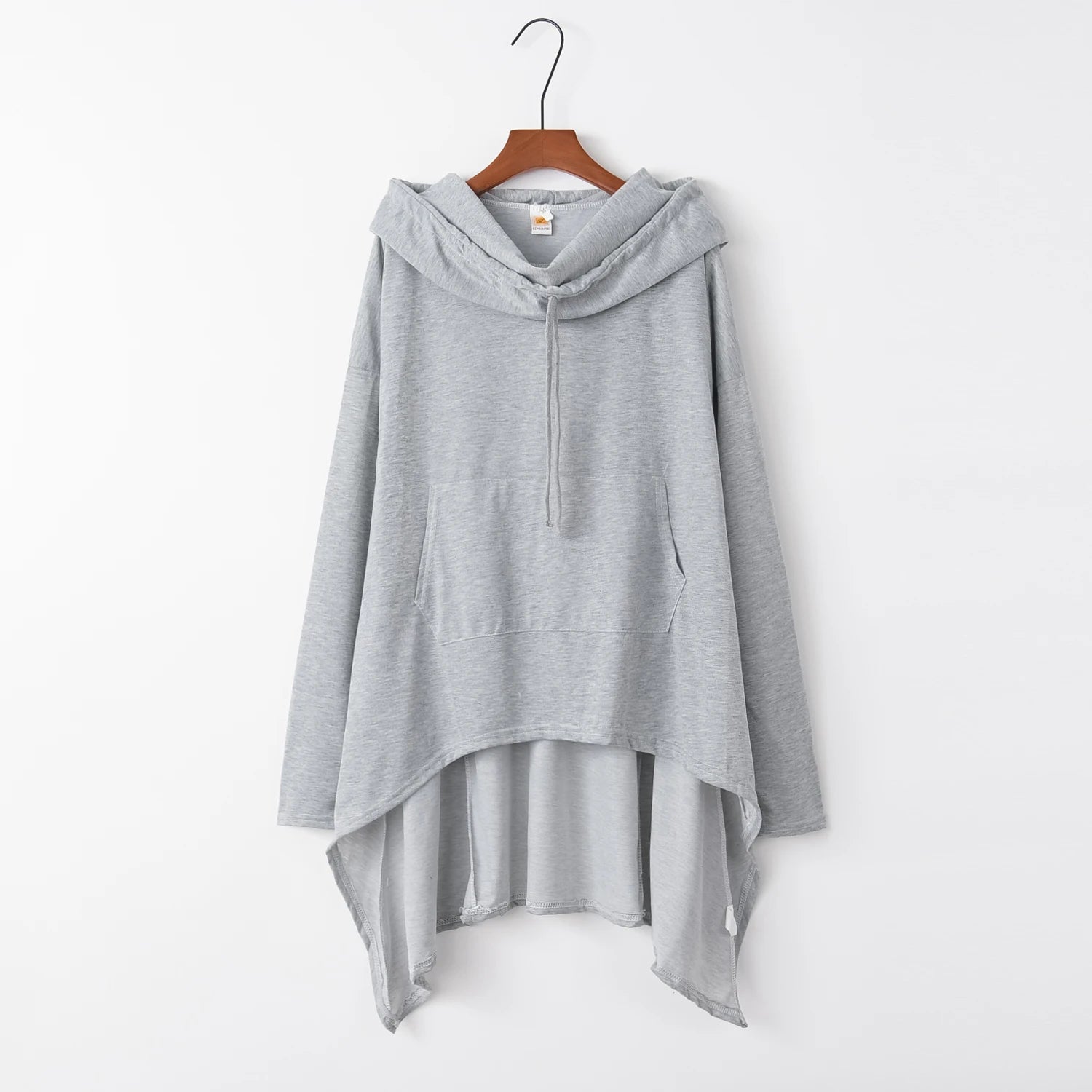 Long Sleeve Casual Hooded Sweatshirt with Relaxed Streetwear Styling