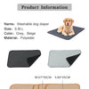 Reusable Pet Diaper Mat for Dogs Training Pee Pads Washable Dog Bed Mats Fast Absorbing Puppy Urine Pad Rug Dog Supplies