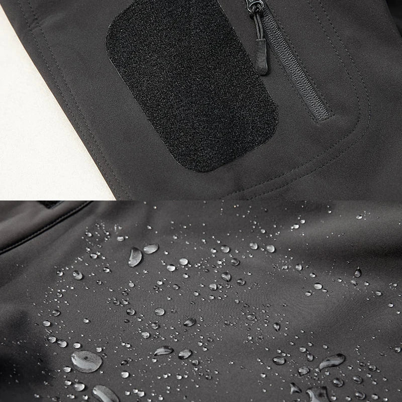 Outdoor Hooded Jacket and Trouser Clothing Set with Style Options