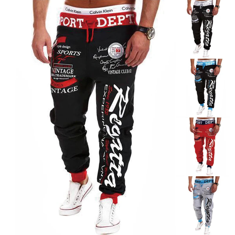 Full Length Loose Fit Casual Streetwear Drawstring Pants