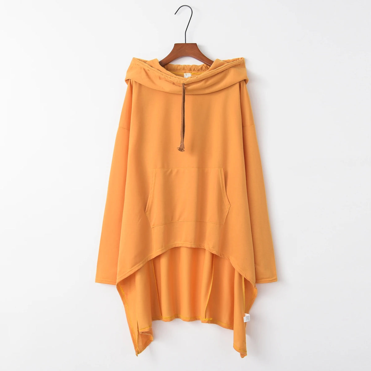 Long Sleeve Casual Hooded Sweatshirt with Relaxed Streetwear Styling