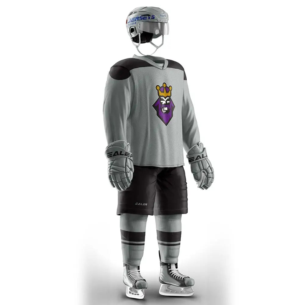 Crown Graphic Long Sleeve Jersey For Sports Outfits