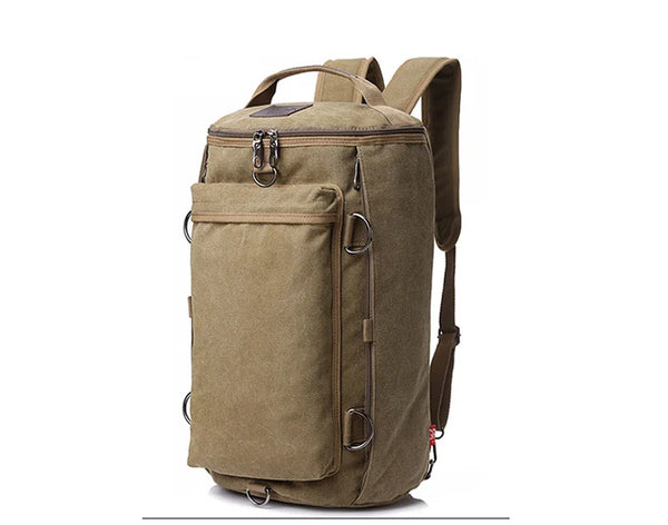 Vintage Men Travel Bag Large Capacity Travel Duffle Rucksack Male Carry on Luggage Storage Bucket Shoulder Bags for Trip