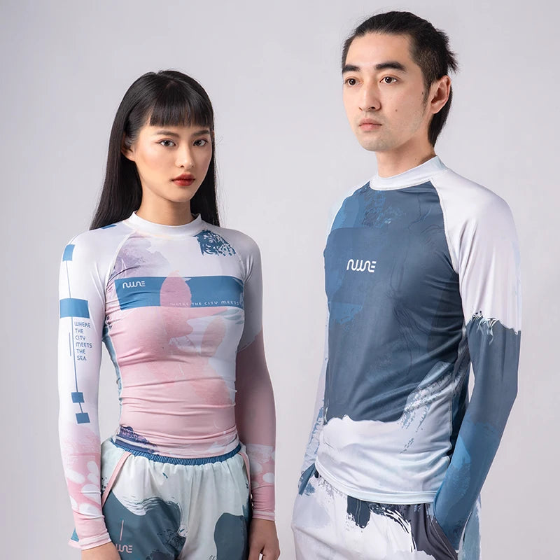 Family Long Sleeve Rash Guard Swimwear Selection