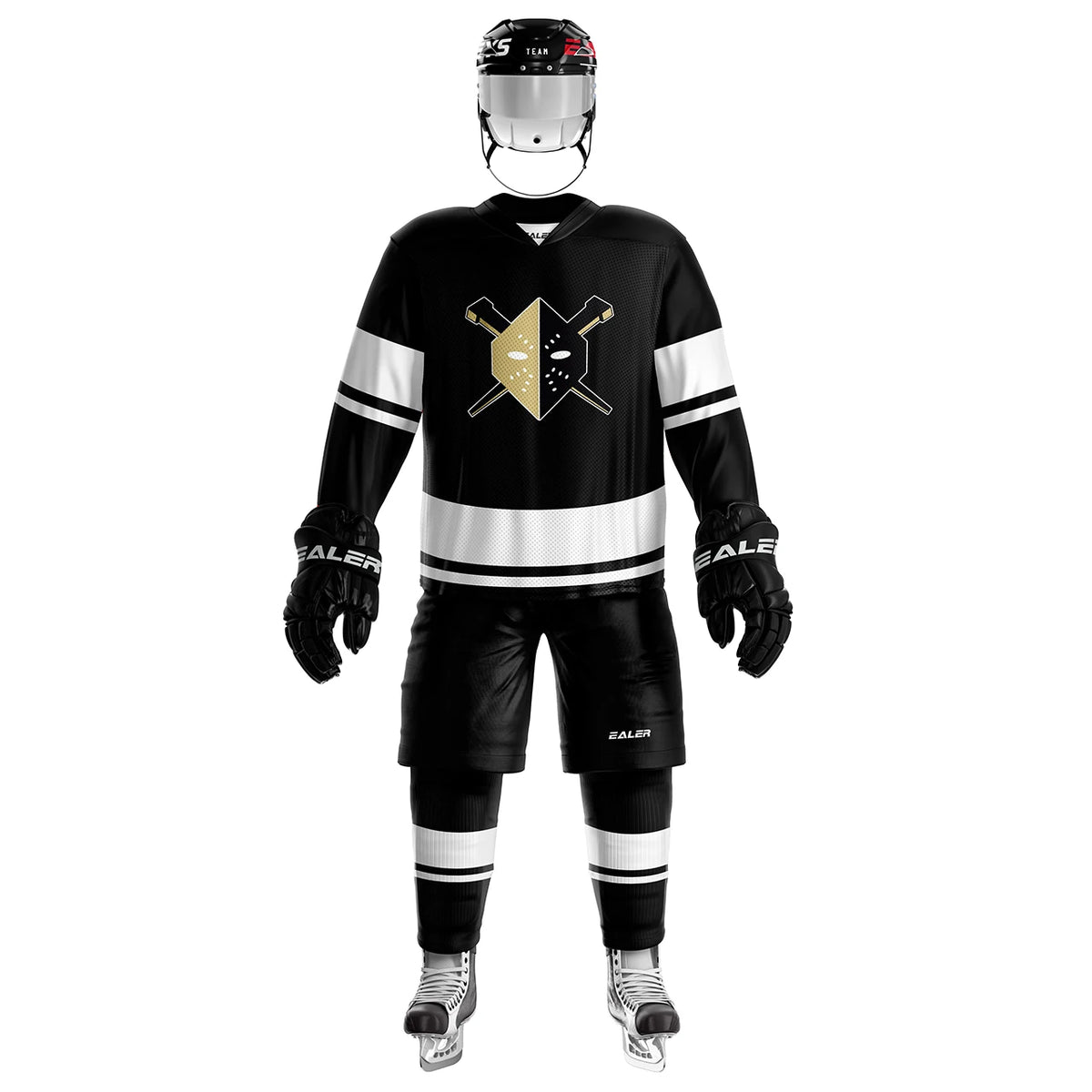 Plain Hockey Practice Long Sleeve Jersey For Sports Outfits