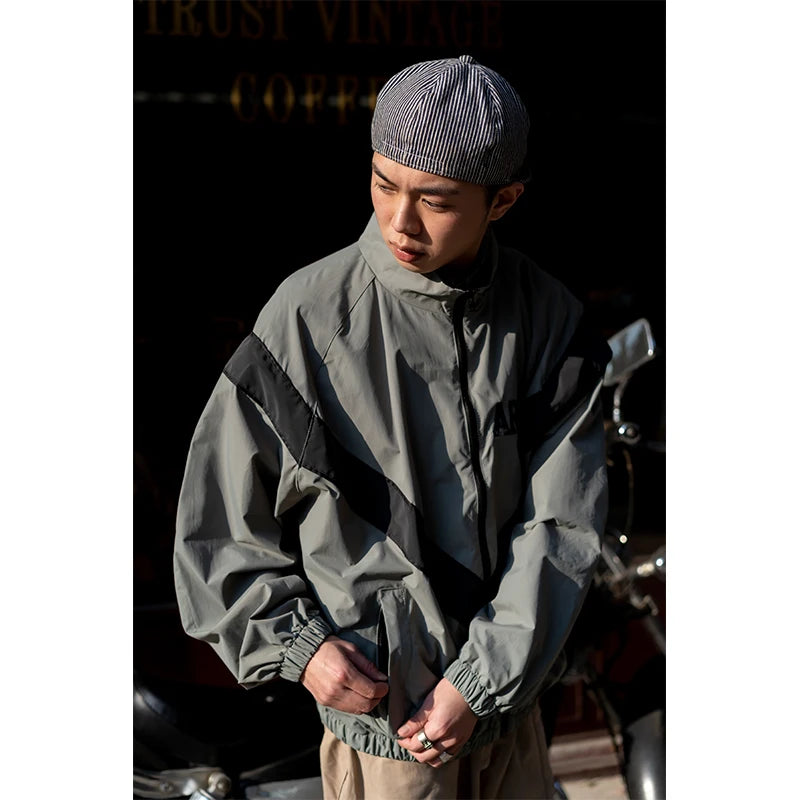 US Army Reflective  Windbreaker Training Sports Jacket Water Resistant PT Jacket Msn