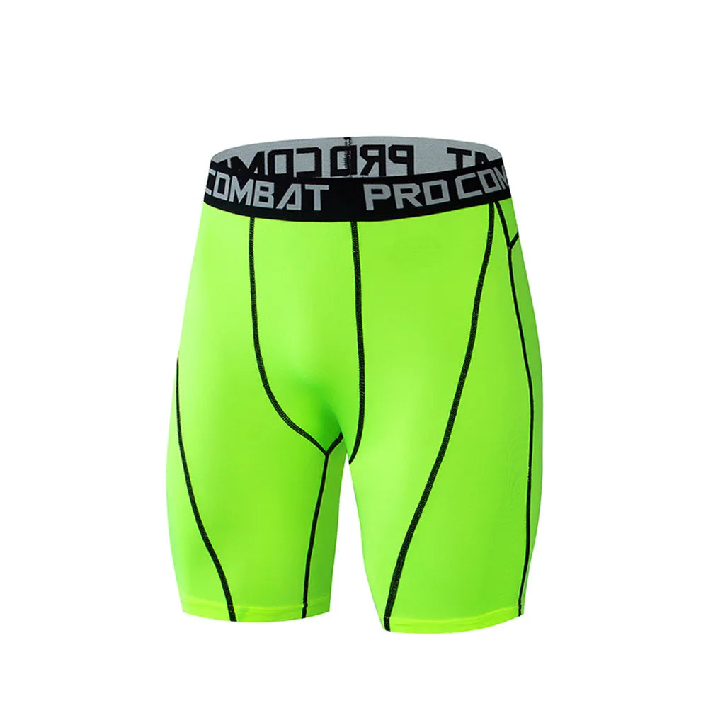 Men's Fitted Training Shorts for Gym and Running