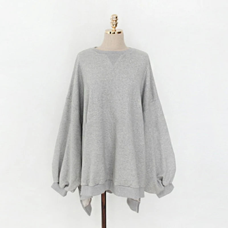 Long Sleeve Casual Pullover Sweatshirt with Original Style Options
