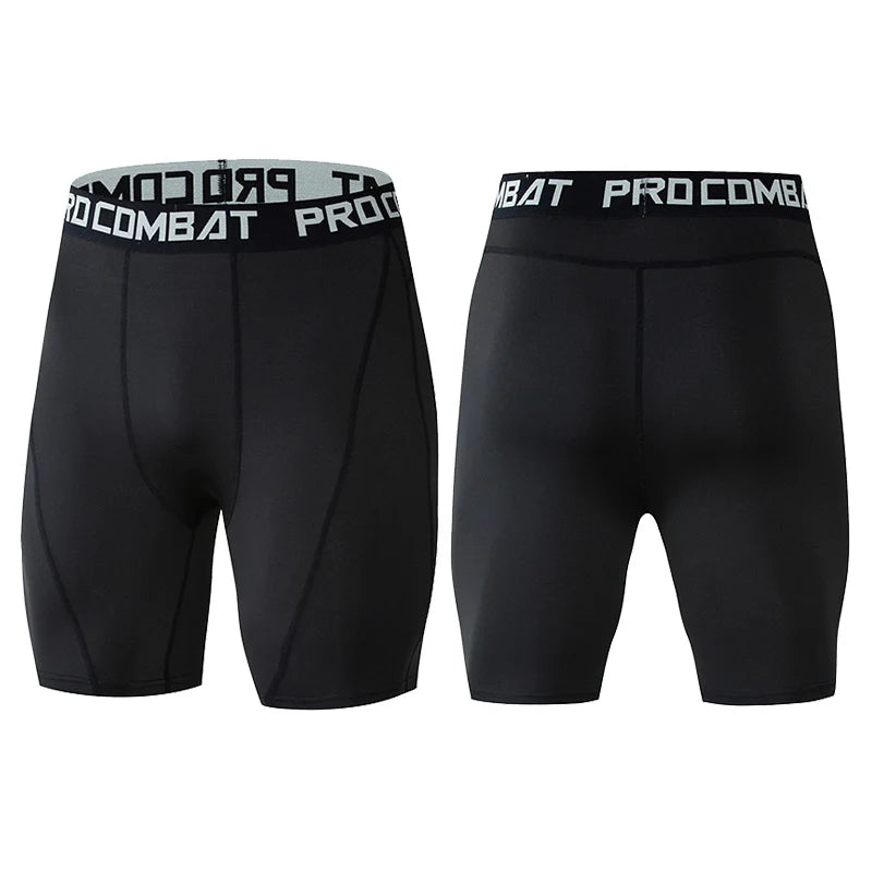 Men's Fitted Training Shorts for Gym and Running