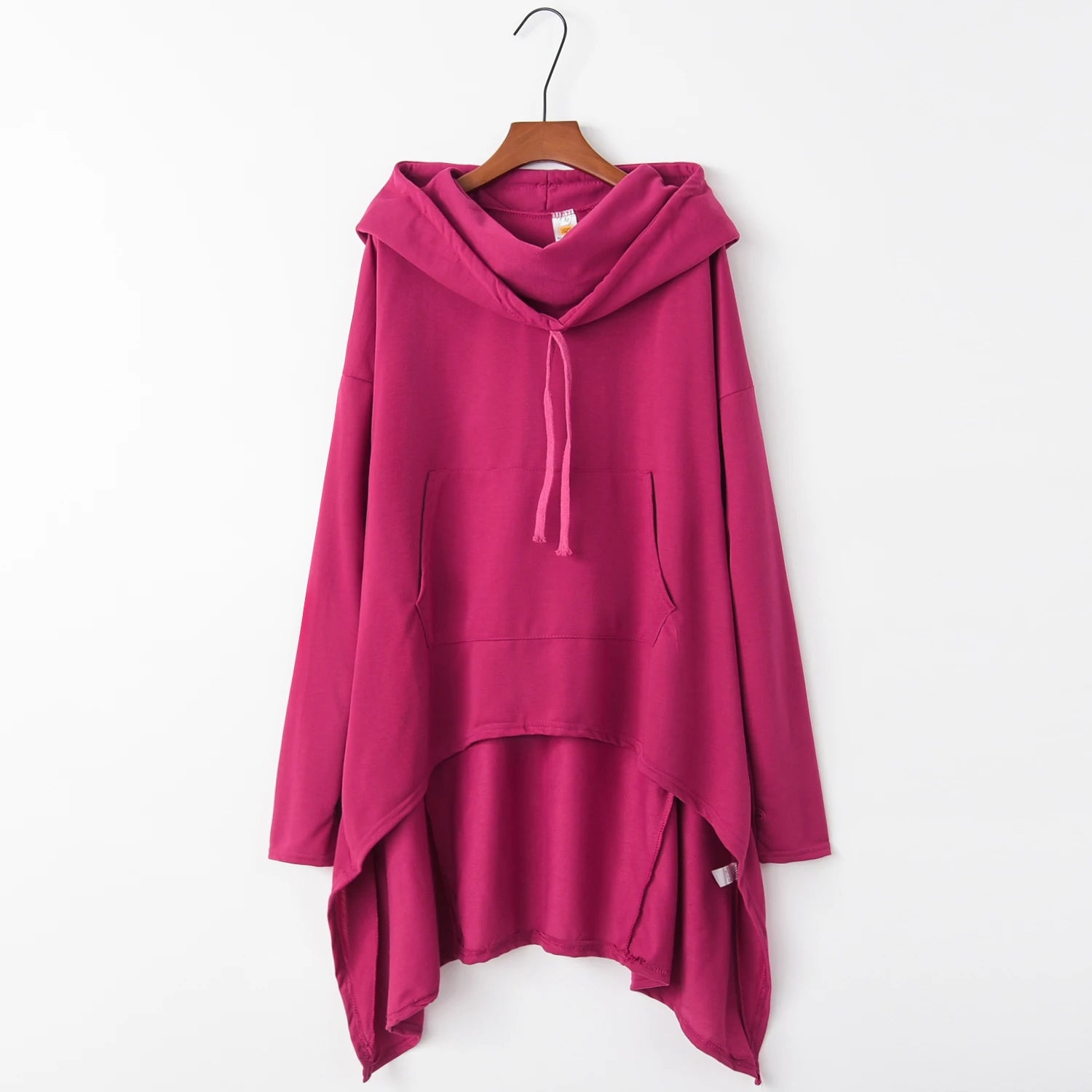 Long Sleeve Casual Hooded Sweatshirt with Relaxed Streetwear Styling