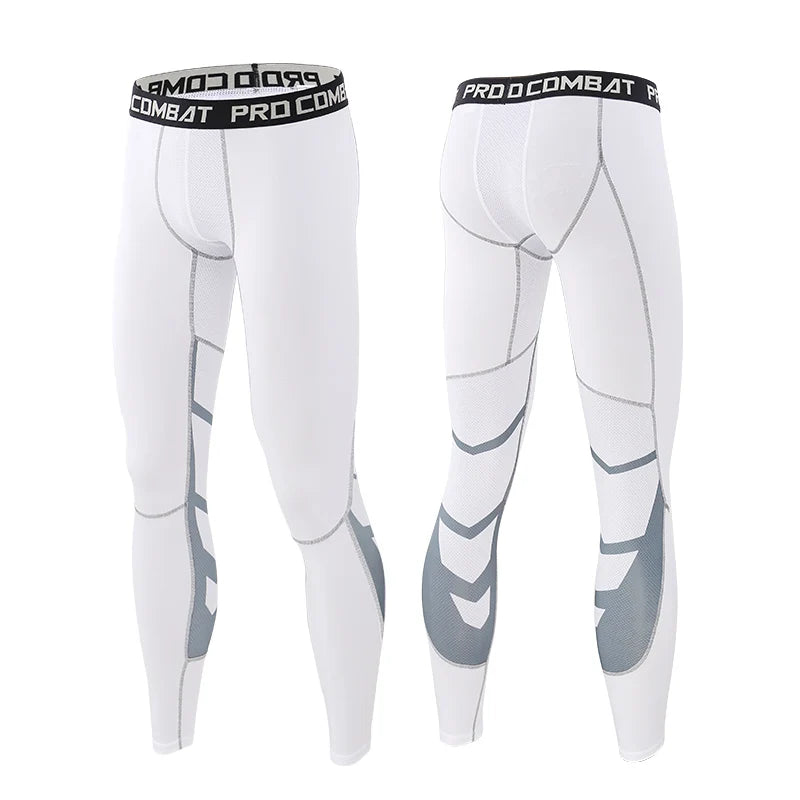 Men's Fitted Training Leggings for Gym and Running