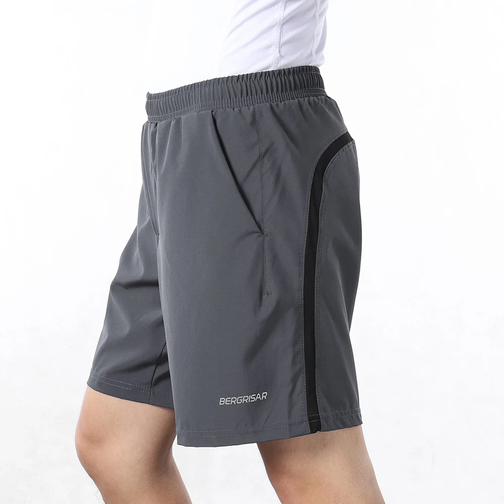 Mens 2 in 1 Running Shorts with Pockets 7 Inch Quick Dry Training Shorts