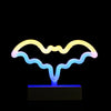 Battery Powered USB LED Neon Night Lights Sign Xmas Art Bat Neon Sign Witch Halloween Decoration Party Wall Hanging Neon Lamp