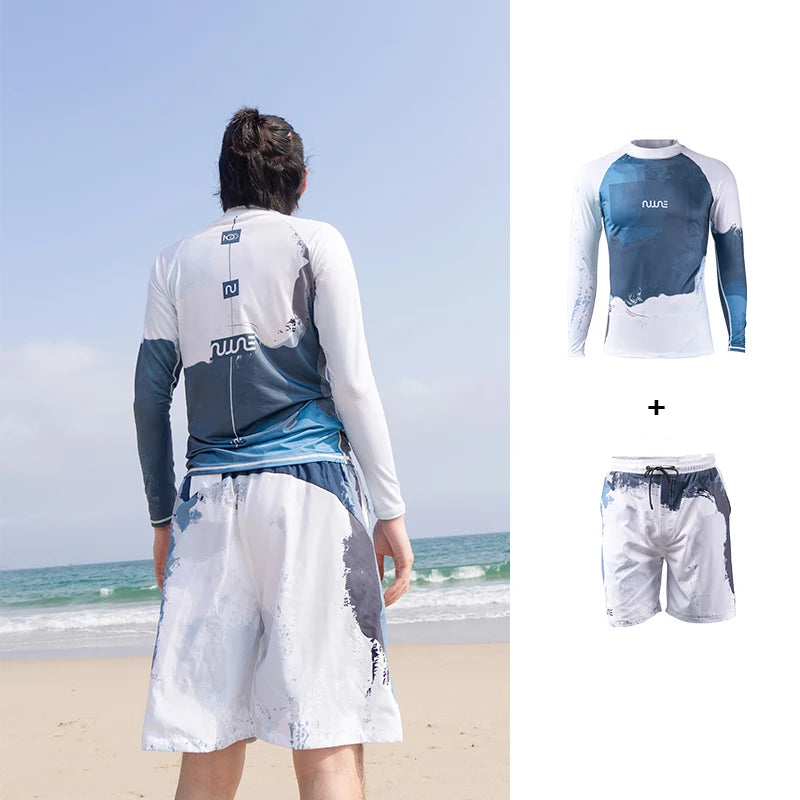 Family Long Sleeve Rash Guard Swimwear Selection