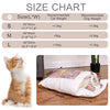 Japanese Cat Bed Warm Cat Sleeping Bag Deep Sleep Cave Winter Removable Pet House Bed for Cats Dogs Nest Cushion with Pillow