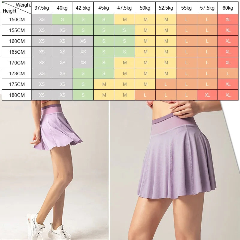 Women's Pleated Tennis Skort