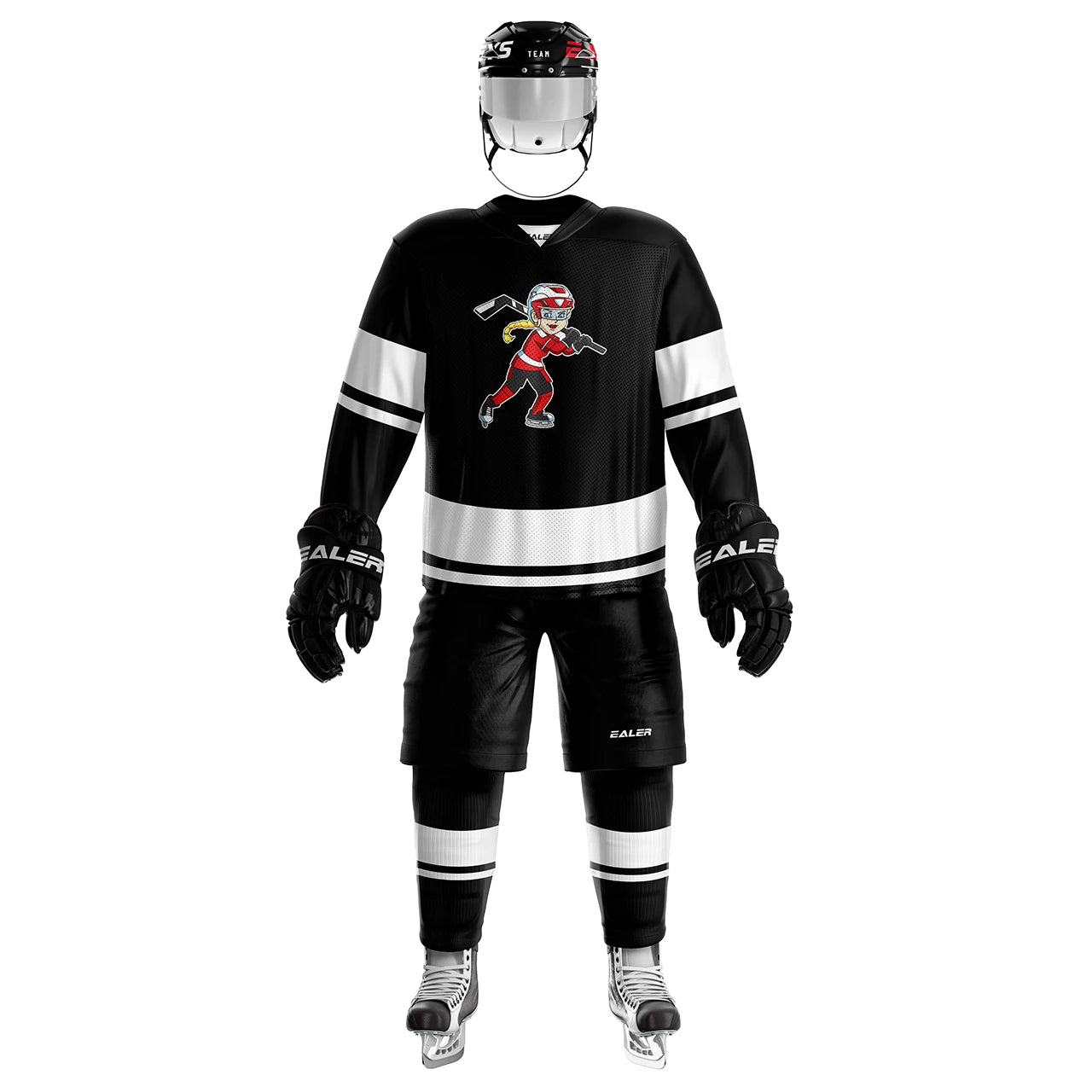 Plain Hockey Practice Long Sleeve Jersey For Sports Outfits
