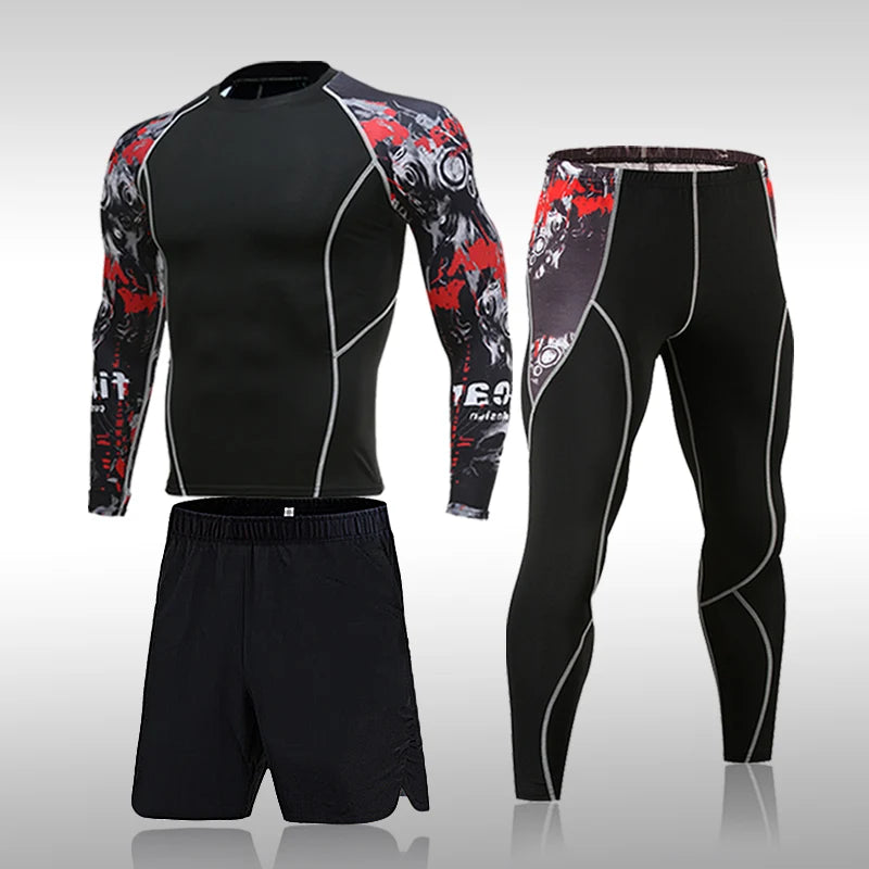 Coordinated Sports Top and Bottom Clothing Set with Style Options