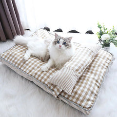 Pet Dog Bed Soft Lounger Pet Bed House for Dogs Cats Cozy Sleeping Sofa Warm Puppy Kennel Mat Cat Mattress Pet Supplies