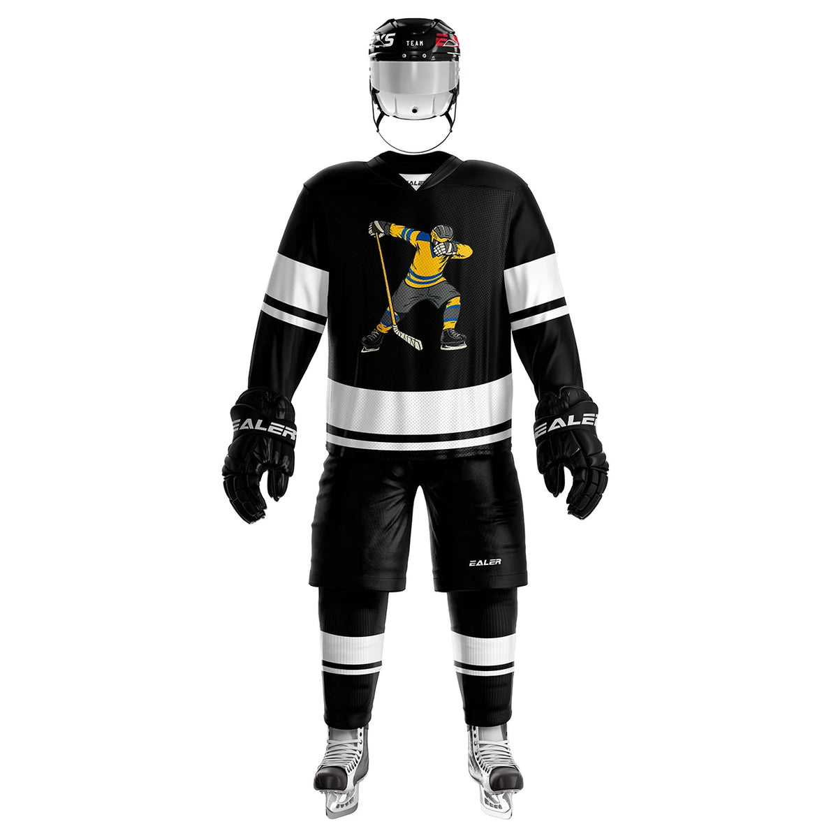 Plain Hockey Practice Long Sleeve Jersey For Sports Outfits