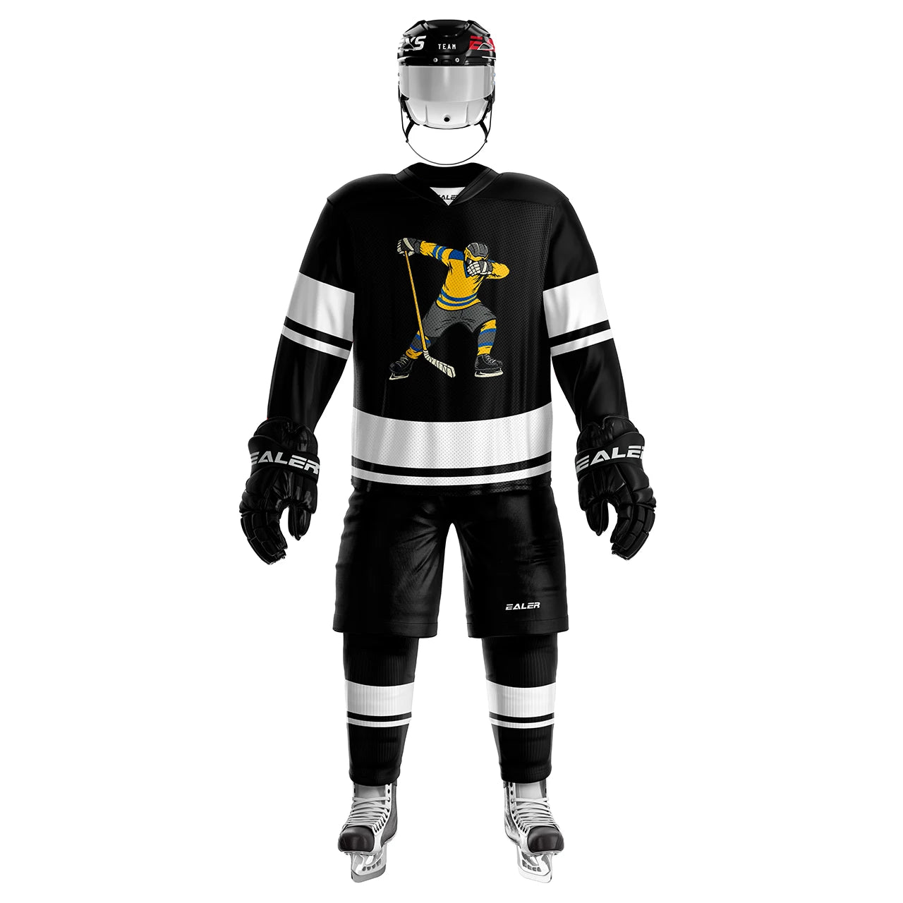 Plain Hockey Practice Long Sleeve Jersey For Sports Outfits