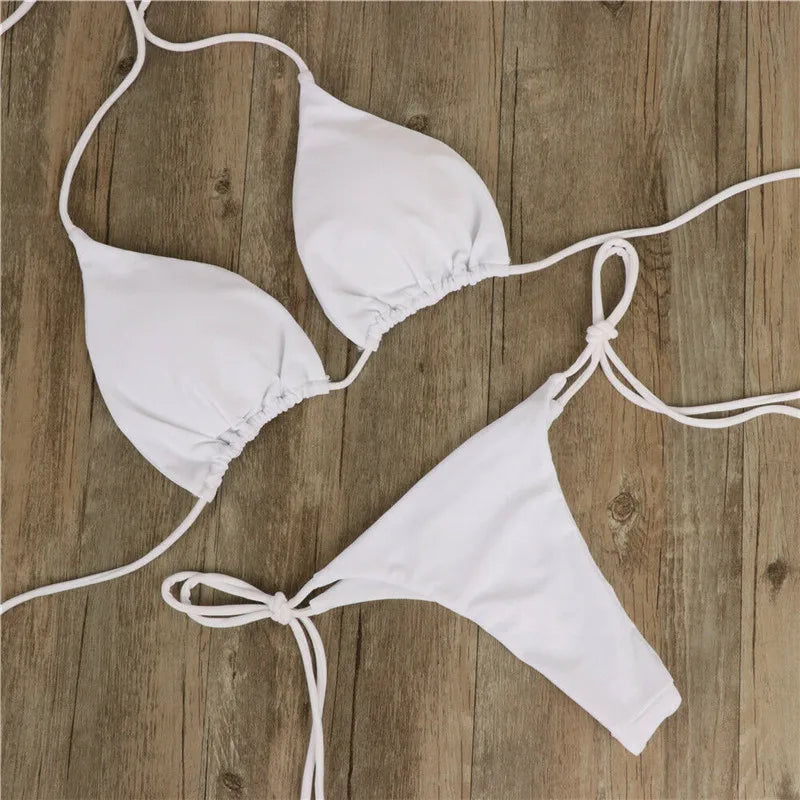 Solid Color Bikini