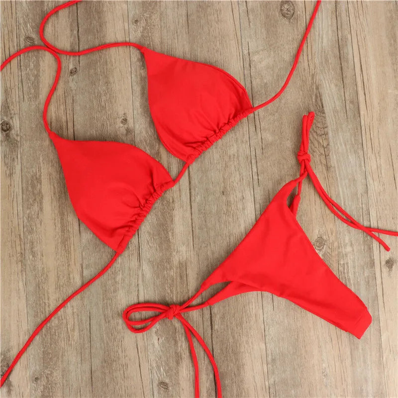 Solid Color Bikini