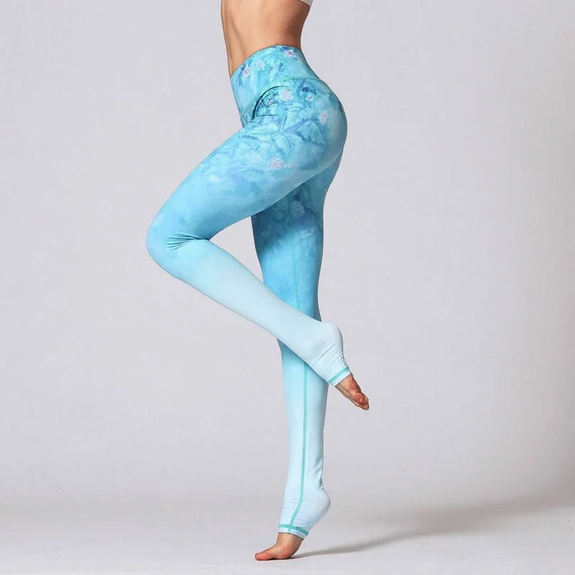 Women's Printed High-Waist Workout Leggings