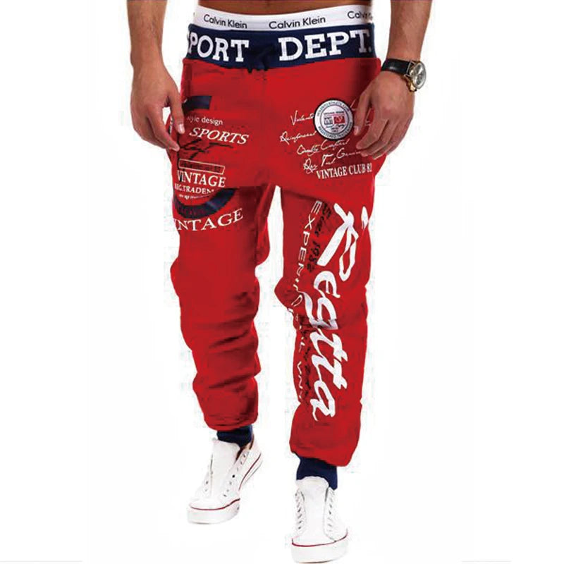 Full Length Loose Fit Casual Streetwear Drawstring Pants