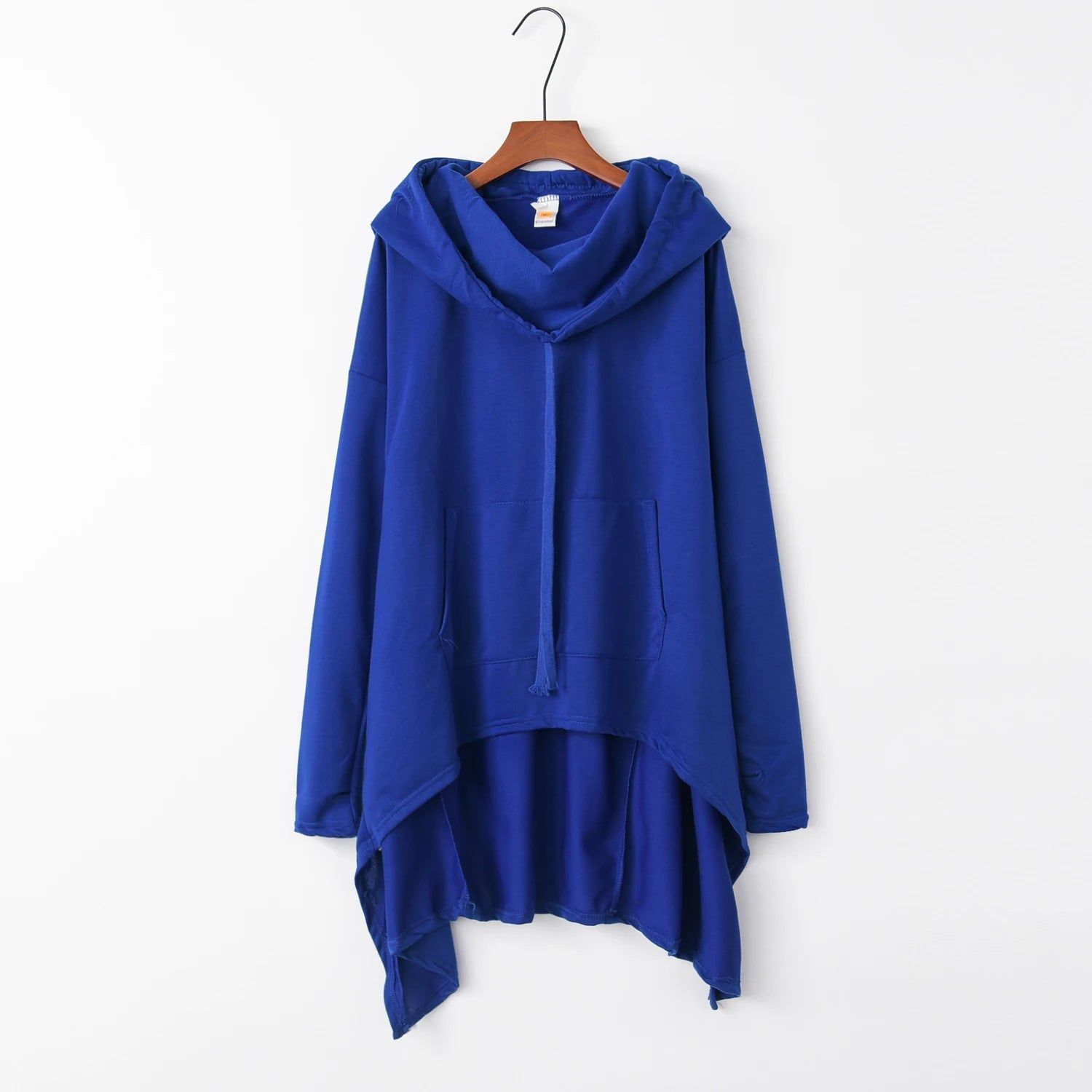 Long Sleeve Casual Hooded Sweatshirt with Relaxed Streetwear Styling