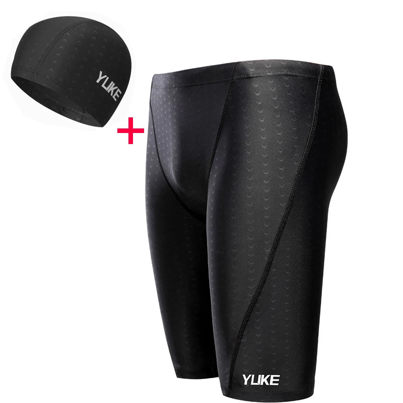 Men's Swimsuit Trunks with Optional Multi-Piece Swimming Accessory Kits for Beach and Pool Wear