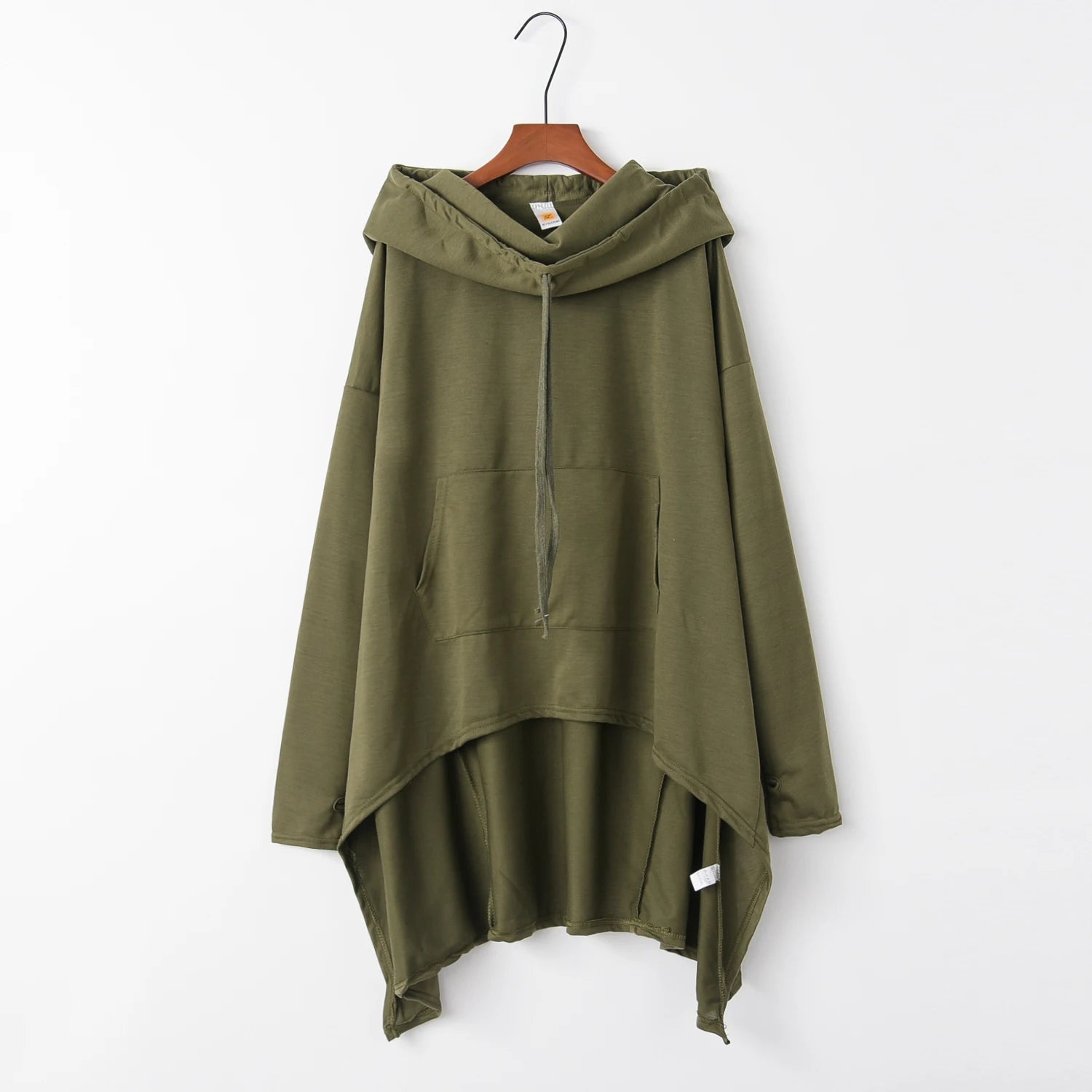 Long Sleeve Casual Hooded Sweatshirt with Relaxed Streetwear Styling
