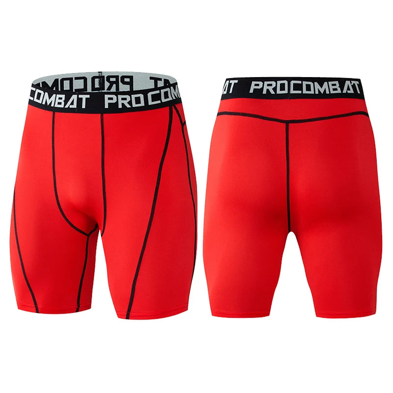 Men's Fitted Training Shorts for Gym and Running