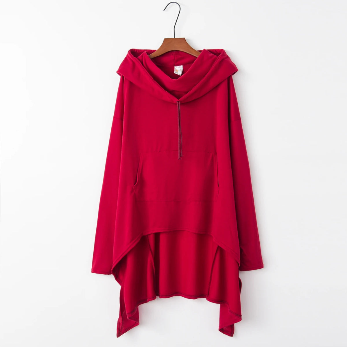 Long Sleeve Casual Hooded Sweatshirt with Relaxed Streetwear Styling