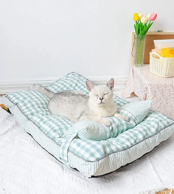 Pet Dog Bed Soft Lounger Pet Bed House for Dogs Cats Cozy Sleeping Sofa Warm Puppy Kennel Mat Cat Mattress Pet Supplies