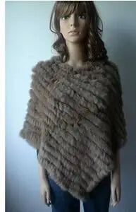Textured Pointed Hem Poncho for Layering over Outfits
