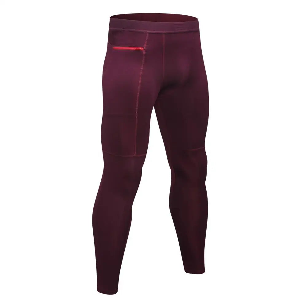 Men's Fitted Training Leggings for Gym and Running