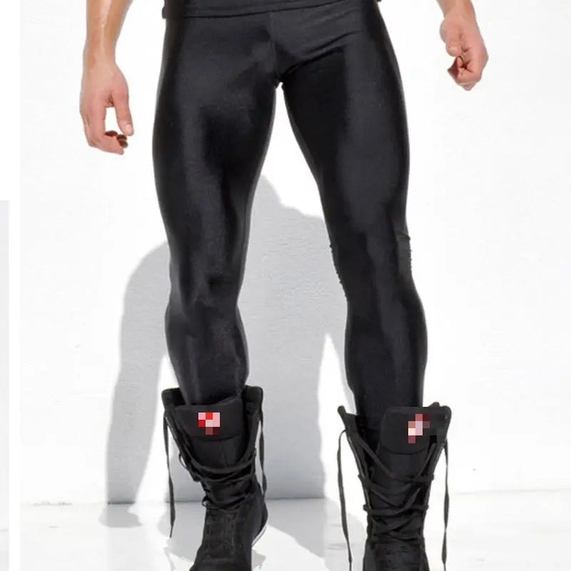 Men's Fitted Training Leggings for Gym and Running