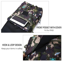 Men's Bag Messenger Bag Male Waterproof Nylon Camouflage Satchel Over the Shoulder Crossbody Bags Handbag Mini Briefcase