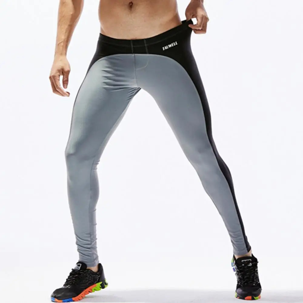 Men's Fitted Training Leggings for Gym and Running