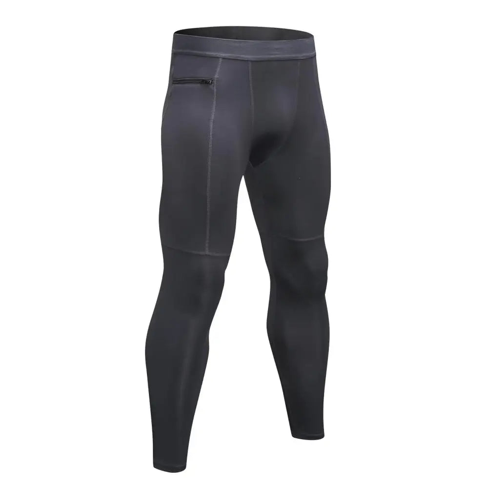 Men's Fitted Training Leggings for Gym and Running